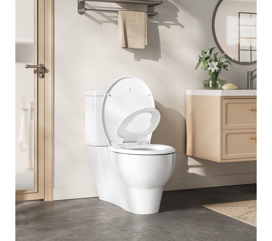 Rehausseur De Toilettes Antar – Siège Surélevé De 15 Cm Avec Couvercle, Pour Personnes à Mobilité Réduite