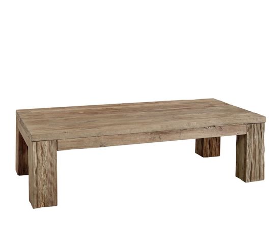 Table Basse Bois Recycle De Teck Brut Bois Naturel Bassano Table Basse But