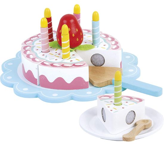 Fiorky Ensemble De Gâteau à Dessert En Bois Pour Le Thé, La Motrici Fine La Force De Prehension Le Jeu De Simulation Acc Amz B0