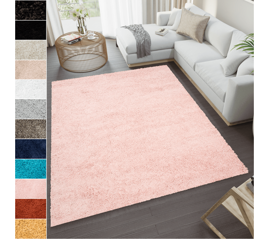 Tapis Salon Rose