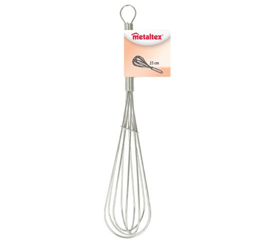 Fouet en acier inox 17 cm - Nouvelle ère Fouet en acier inox 17 cm - Nouvelle ère