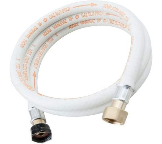 HOME EQUIPEMENT Tuyau de Gaz Butane 2m validité 10 ans 90114 pour