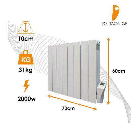 Radiateur Pierre Naturelle 2000w