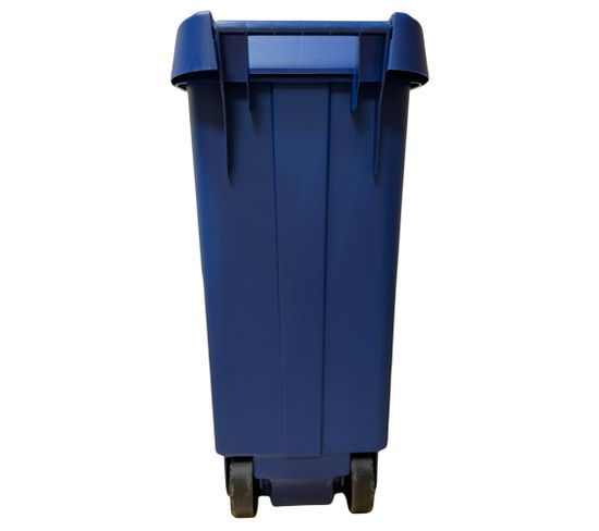 Poubelle Recyclage Bouteilles 110 L MKAKYES - Avec Couvercle Et 2 Sacs Réutilisables - Pour Cuisine, Extérieur - Noir - 11