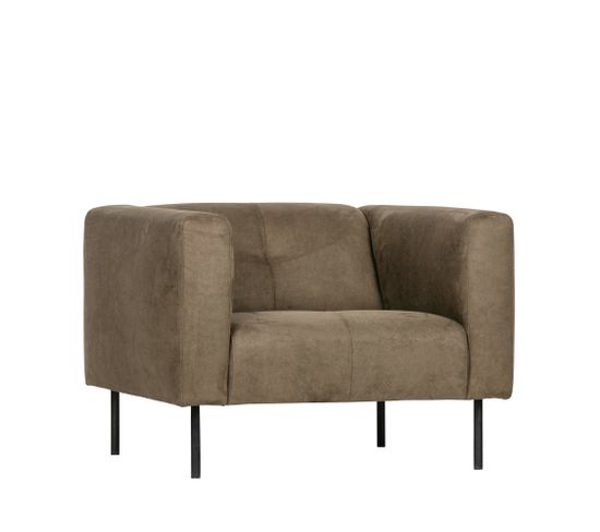 Skin Fauteuil En Simili Couleur Vert Olive Skin Fauteuil En Simili Couleur Vert Olive