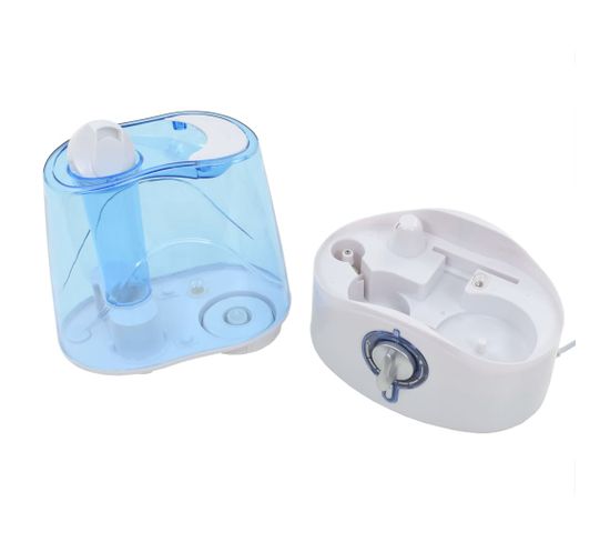Humidificateur Ultrasonique 300ml Avec Veilleuse - Silencieux (<30dB), Minuterie - Pour Chambre, Bureau, Bébé