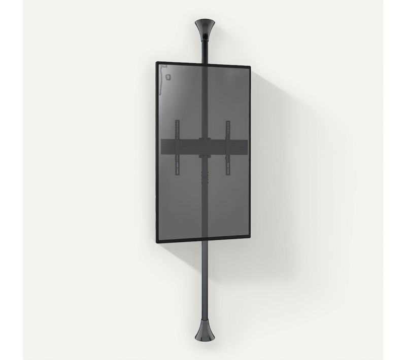 Support Sol-plafond Inclinable Pour écran TV 55'' - 75'' - Version Portrait