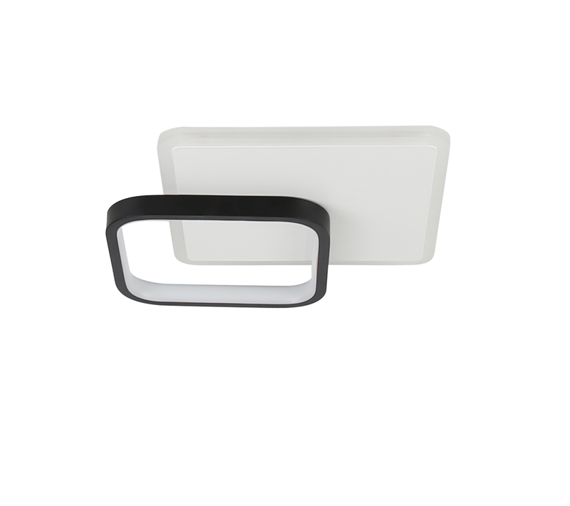 Plafonnier LED 3000k 24.5cm 22w Lampe De Couloir Design Moderne Cuisine Lampe Noir