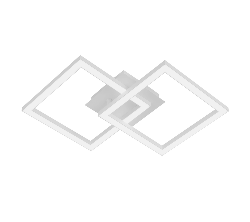 Plafonnier LED Cuisine Moderne 24 W Lampe Design Lampe Blanc Chaud Lampe Couloir Carré Blanc