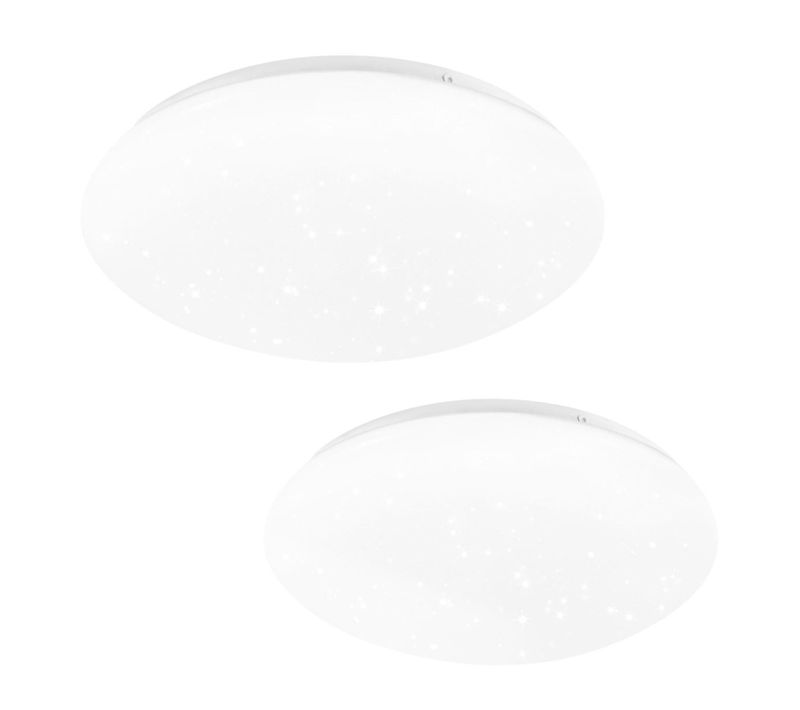Lot De 2 Deuxième Plafonnier LED Chambre Ø 16,5 Cm 6500 K Blanc Froid 5 W