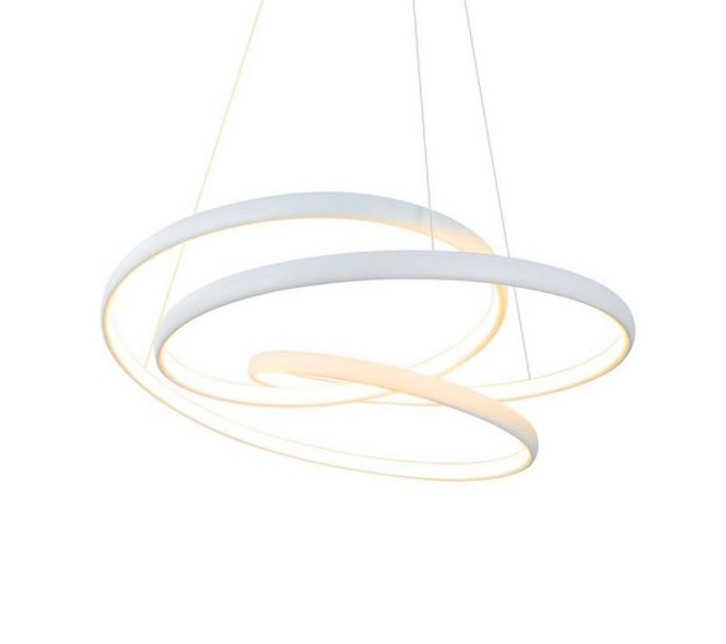 Suspension 55w 50cm Avec Télécommande Blanc