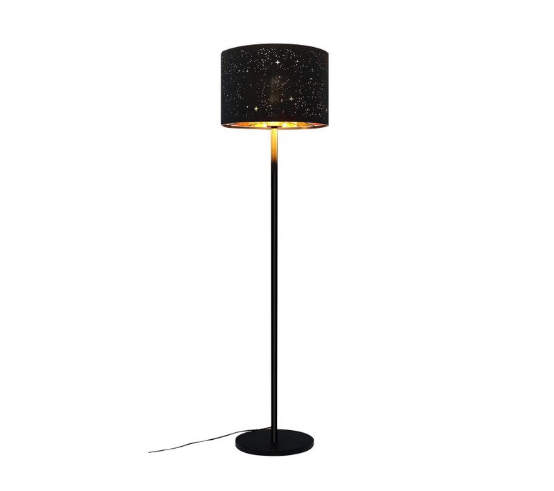 lampadaire salon Avec E27 Max. 40w Noir 144cm