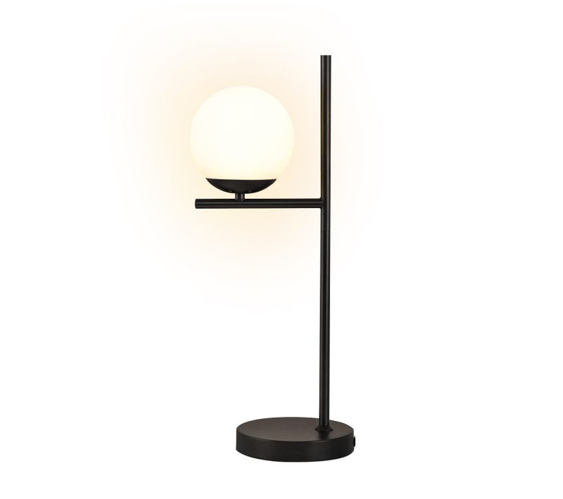 Lampe de Table E27 Noir Lampe de chevet Vintage pour Bureau Salon