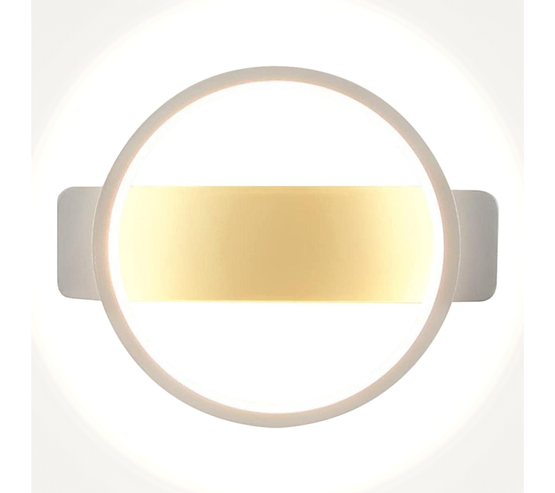 Applique Murale LED D'intérieur, Blanche, Moderne, 7w, 3000k, Éclairage Mural
