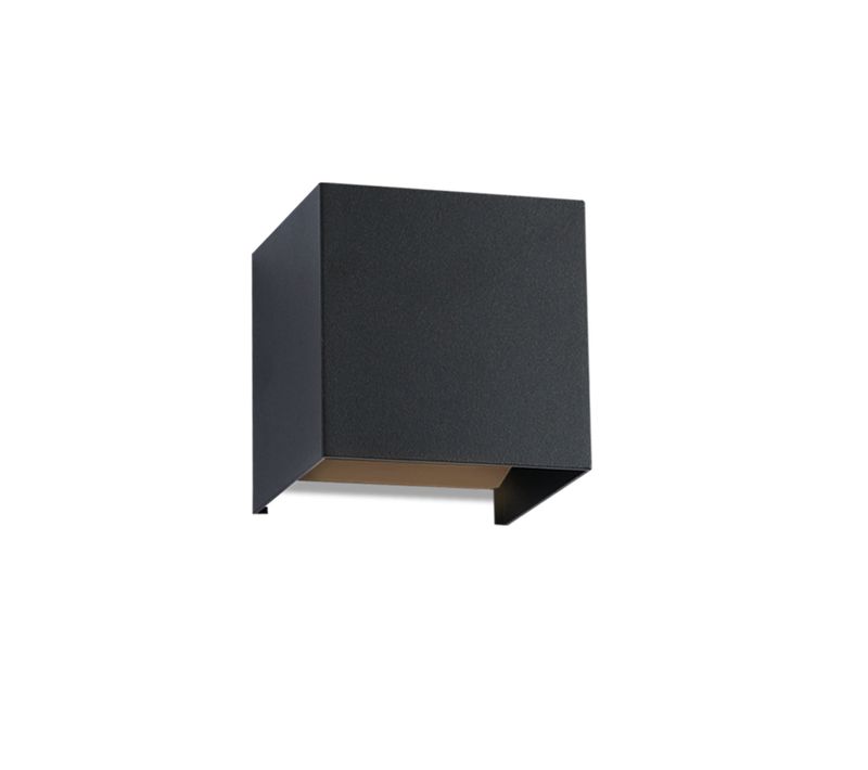 Applique Murale LED Extérieur Luminaire Extérieur Ip65 Noir Haut Bas 3w G9