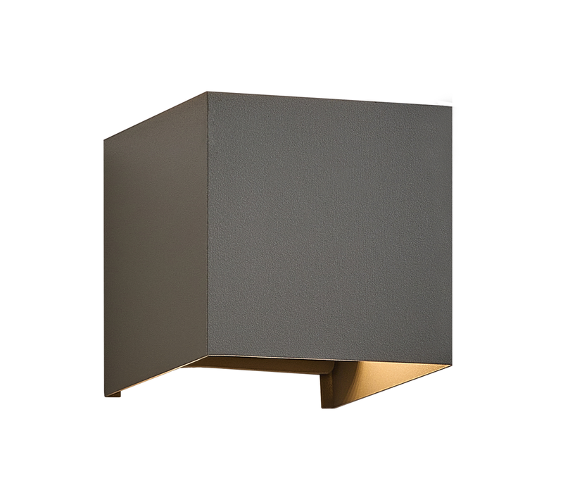 Applique Murale LED Extérieure Lumière Extérieure Ip65 Noir Haut Vers Le Bas 3w G9