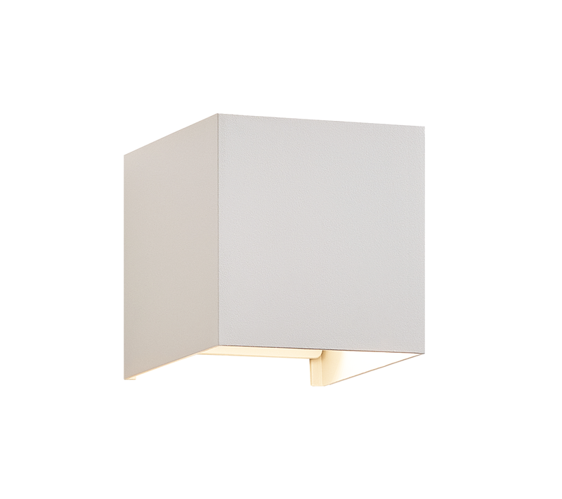 Applique Murale LED Intérieur/extérieur : Lampe D'extérieur Blanc Chaud Ip65 G9 Blanc