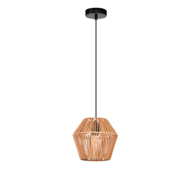 Suspension Vintage En Rotin Suspension 150 Cm E27 Suspension Rustique Max.40w