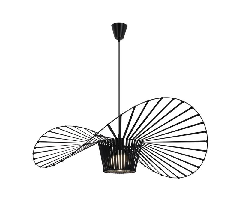 Lampe Suspendue Noire Pour Chambre à Coucher, Design Moderne, Réglable En Hauteur, E27