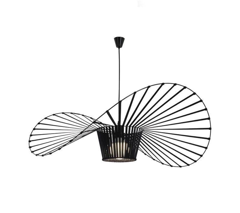 Lampe Suspendue Salon Suspension Table à Manger Noire E27 Moderne 120cm