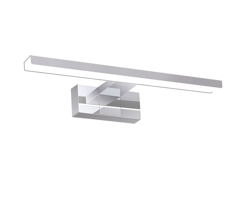 Spiegelleuchte LED 8w Et Blanc Neutre Et 4000k Moderne Chromé 40cm