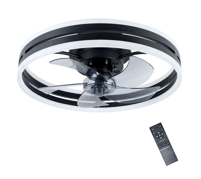 Ventilateur De Plafond Avec Éclairage LED Télécommande Silencieux Dimmable Avec Ventilateur