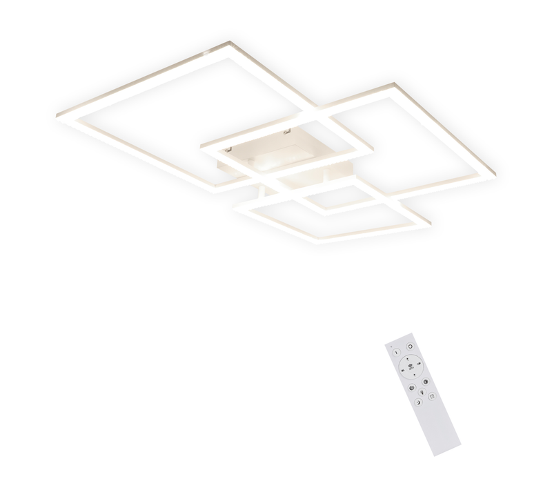 Plafonnier LED Salon 75cm Réglable Moderne Cristal Lampe Design D'intérieur Avec