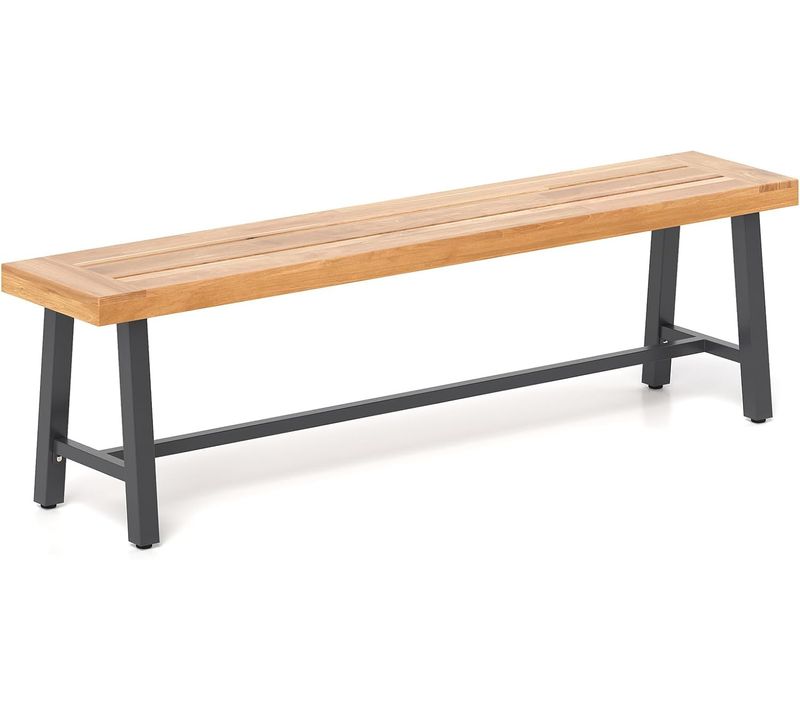 Banc Exterieur Jardin 160 X 32 X 45 Cm, 3 Places Banc De Jardin, Capacité 360 Kg, (160 Cm,1)