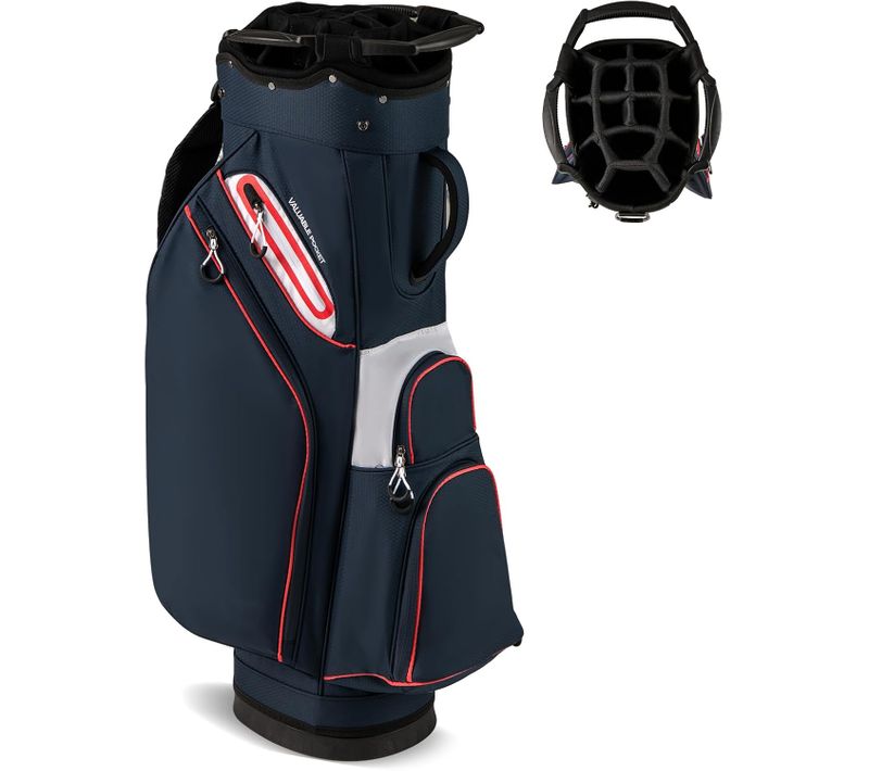 Sac De Golf Avec 14 Compartiments Sur Le Dessus, Sac De Rangement Portable Pour Club De Golf