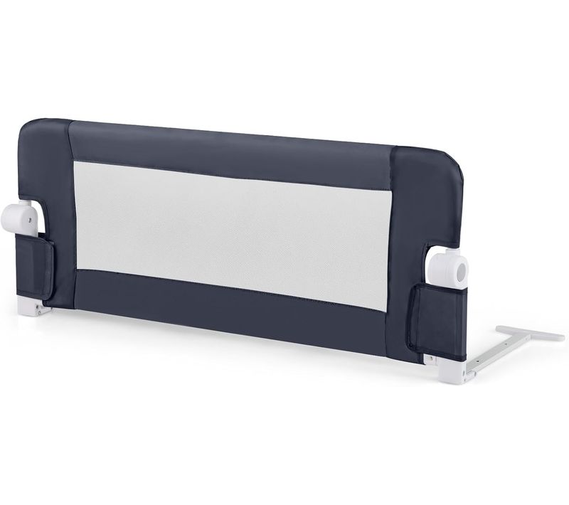 Barrière De Lit Enfant 105x43cm, Pliable, Sangle Y, Tissu Oxford, Cadre Métal, 18mois-5ans