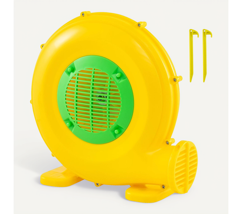 Gonfleur Électrique 450w Avec Poignée Et Piquets De Sol, Cordon 4m Et Couvercle En Maille