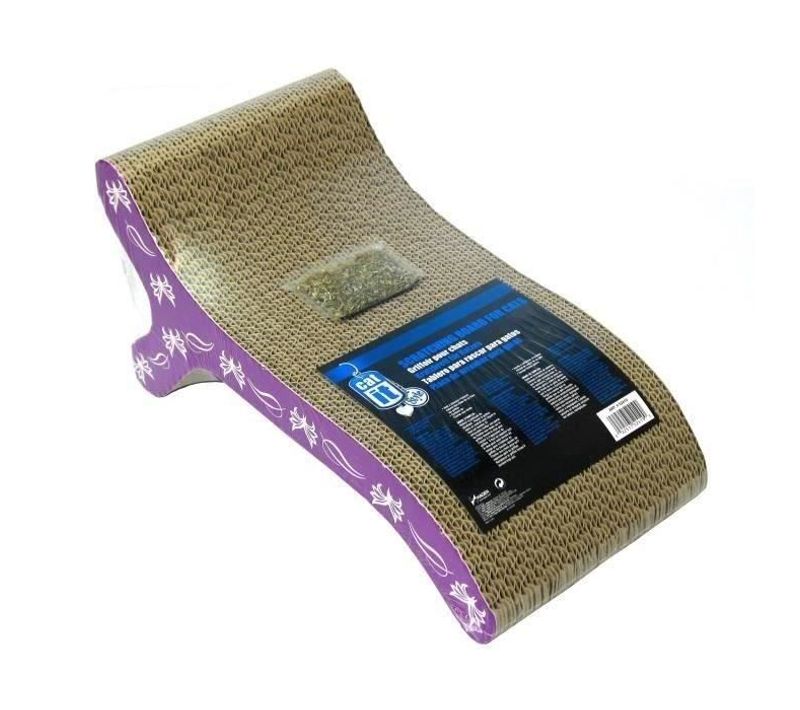 Griffoir Carton Ondulé 46x22x20 Cm - Violet