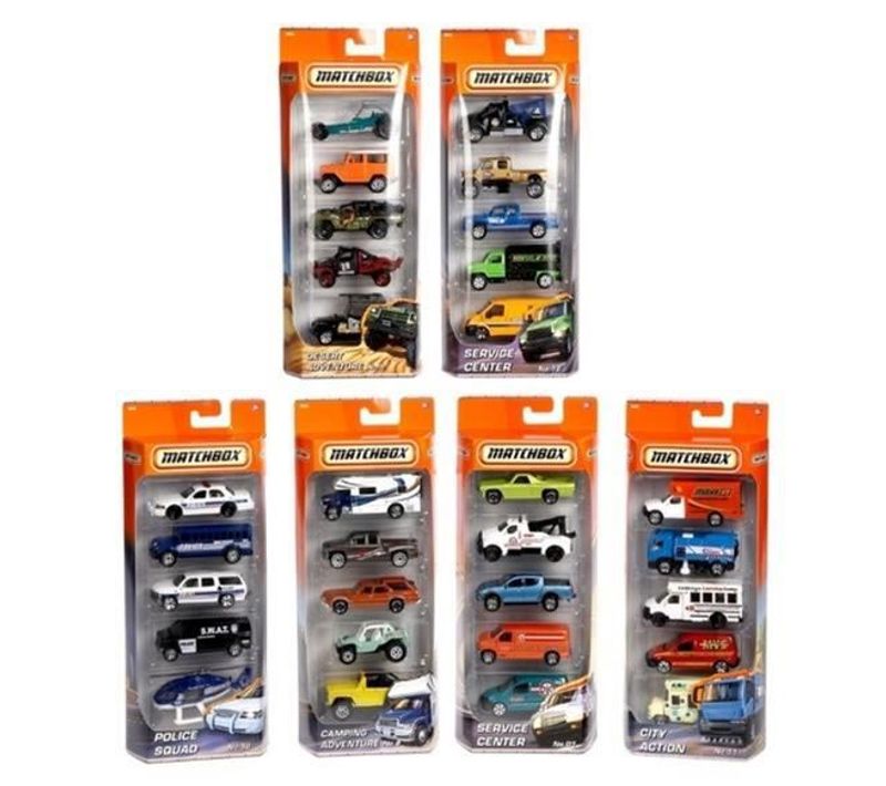 Pack De 5 Véhicules (modeles Aléatoires)