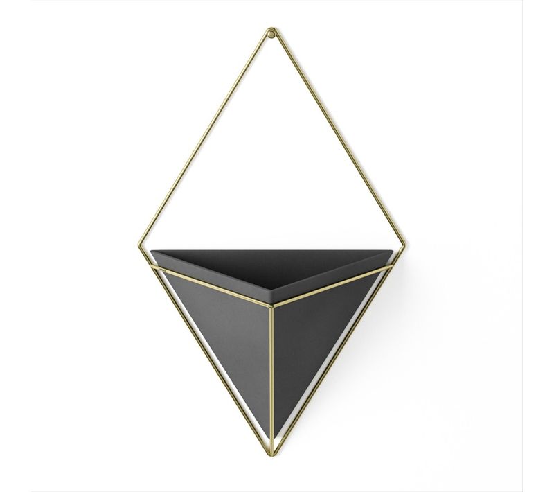 Vase Mural Trigg Noir