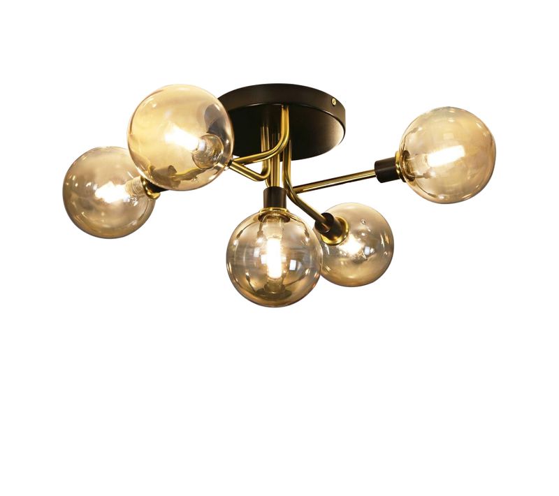 Plafonnier Globes En Verre De Salon