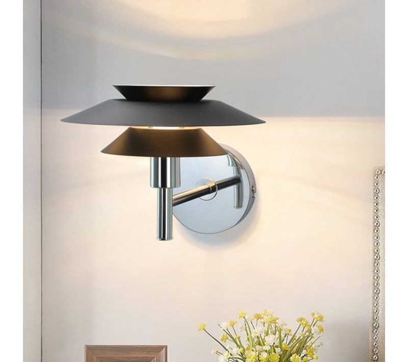 Applique Noire Lampe Murale Moderne G9 Design Métal (max. 25w)