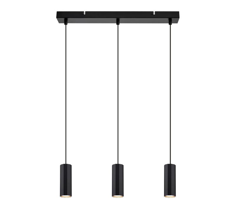 Suspension 3 luminaire Moderne Suspension Noir Lamp Gu10 Suspension Salon