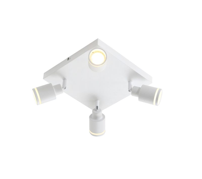 Spot De Plafond 4 Flammes Orientable Plafonnier De Cuisine Pour Bureau Chambre à Coucher