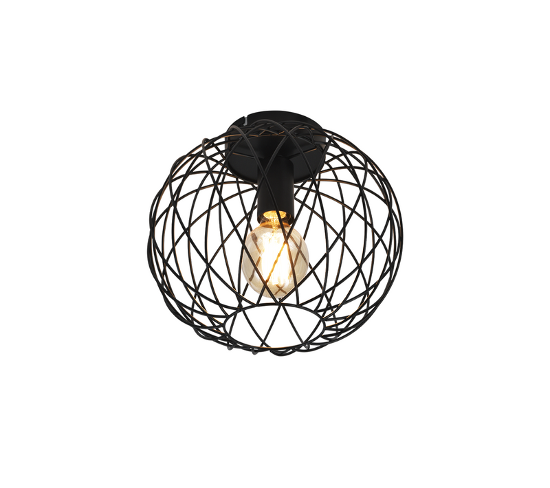 Plafonnier Noir Vintage E27 Rétro Plafonnier Pour Couloir Korride Max.40w