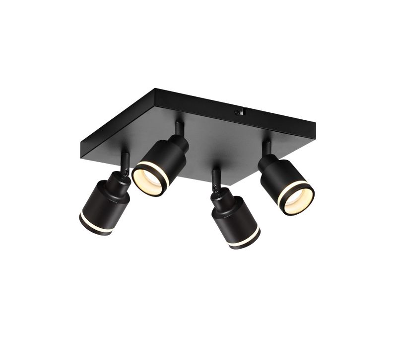 Spot De Plafond 4 Flammes Orientable Plafonnier De Cuisine Pour Bureau Chambre à Coucher