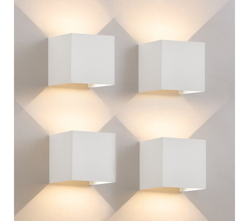 Applique Murale LED 4er 5w Blanc Chaud Cage D'escalier