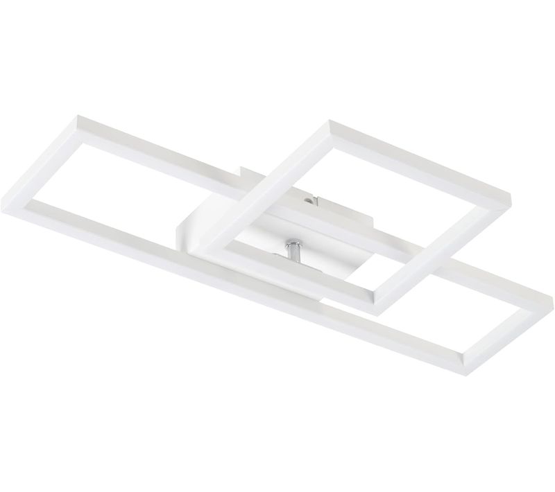 Plafonnier LED Salon Blanc 2 Cadres 3000k Plafonnier Pour Couloir Cuisine