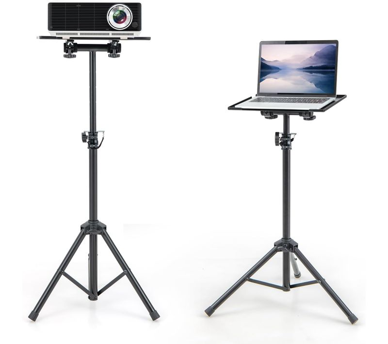 Trépied Pour Projecteur à Hauteur Réglable 70-118,5cm, Support Videoprojecteur