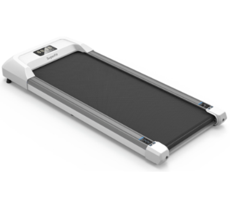 Tapis De Course Électrique 1 à 6 Km/h Moteur 2,25hp à Roulettes Charge 120 Kg (gris)