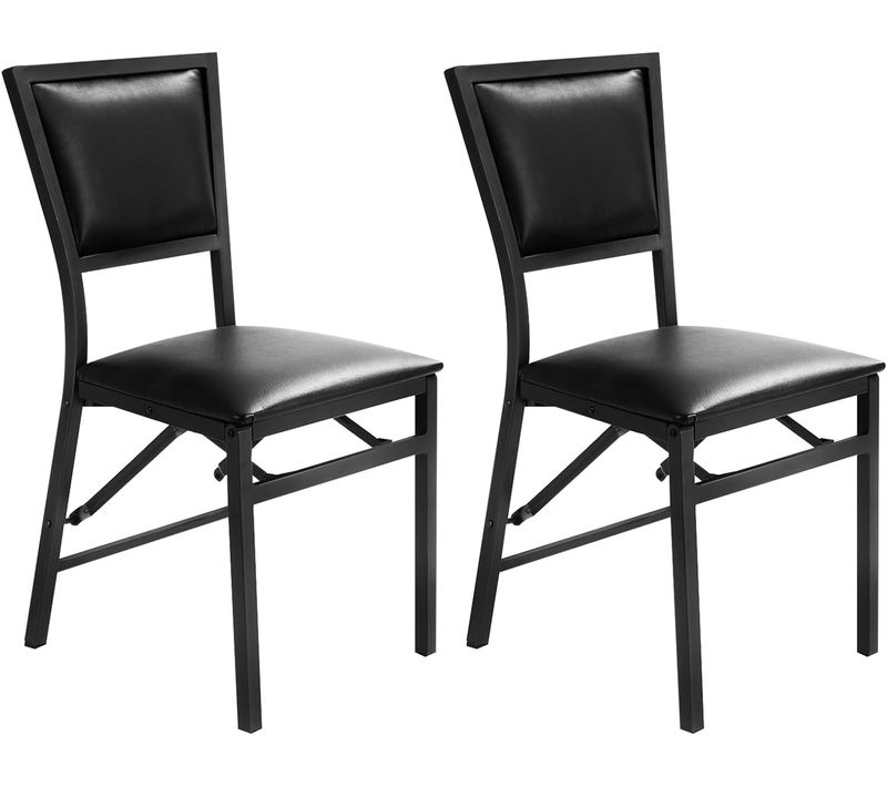 Chaises Salle à Manger Pliables,  Style Moderne, Siège Pliable, Rangement Facile