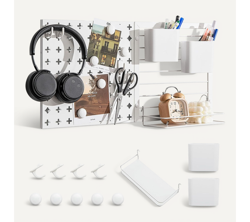Kit Combiné De Panneaux Perforés Mural, Pour Affichage Pour Cuisine, Bureau, Garage, Salon
