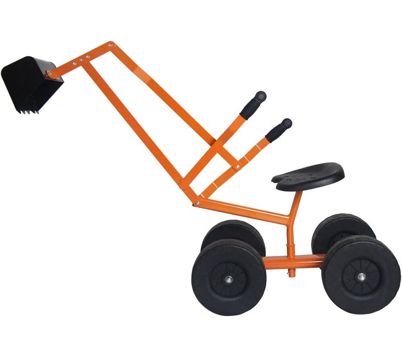 Pelle à Sable Excavateur Enfants Avec Siège Rotatif 360 °, Charge 50kg Pour 3 Ans+