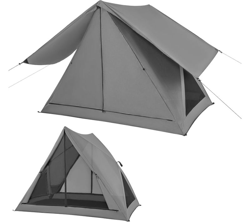 Tente De Camping Escamotable Pour 2-3 Personnes, Tente Familiale Imperméable 225 X 145 X 161 Cm