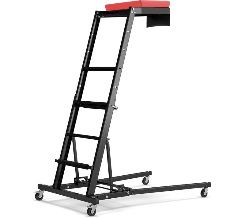 Tabouret D'atelier Repliable Pour Moteur Avec Hauteur Réglable 114,5-168 Cm