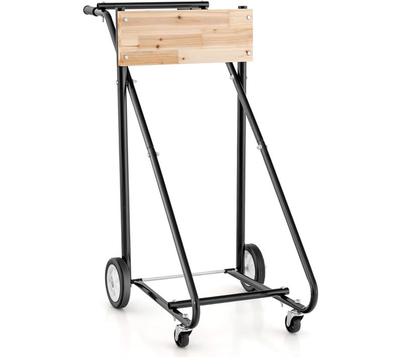 Chariot Transport Moteur Bateau 150kg, Support Hors-bord Pour Réparation Et Entretien，noir